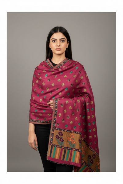 Supereme toosh kani boti with moonlight palla shawl