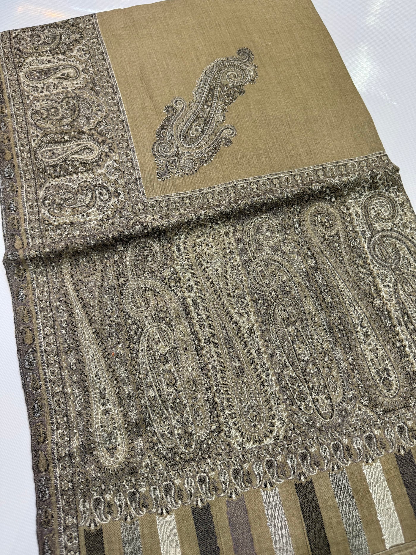 FINE KANI TOOSH -4 SIDE BORDER 2.5 GAZ SHAWL