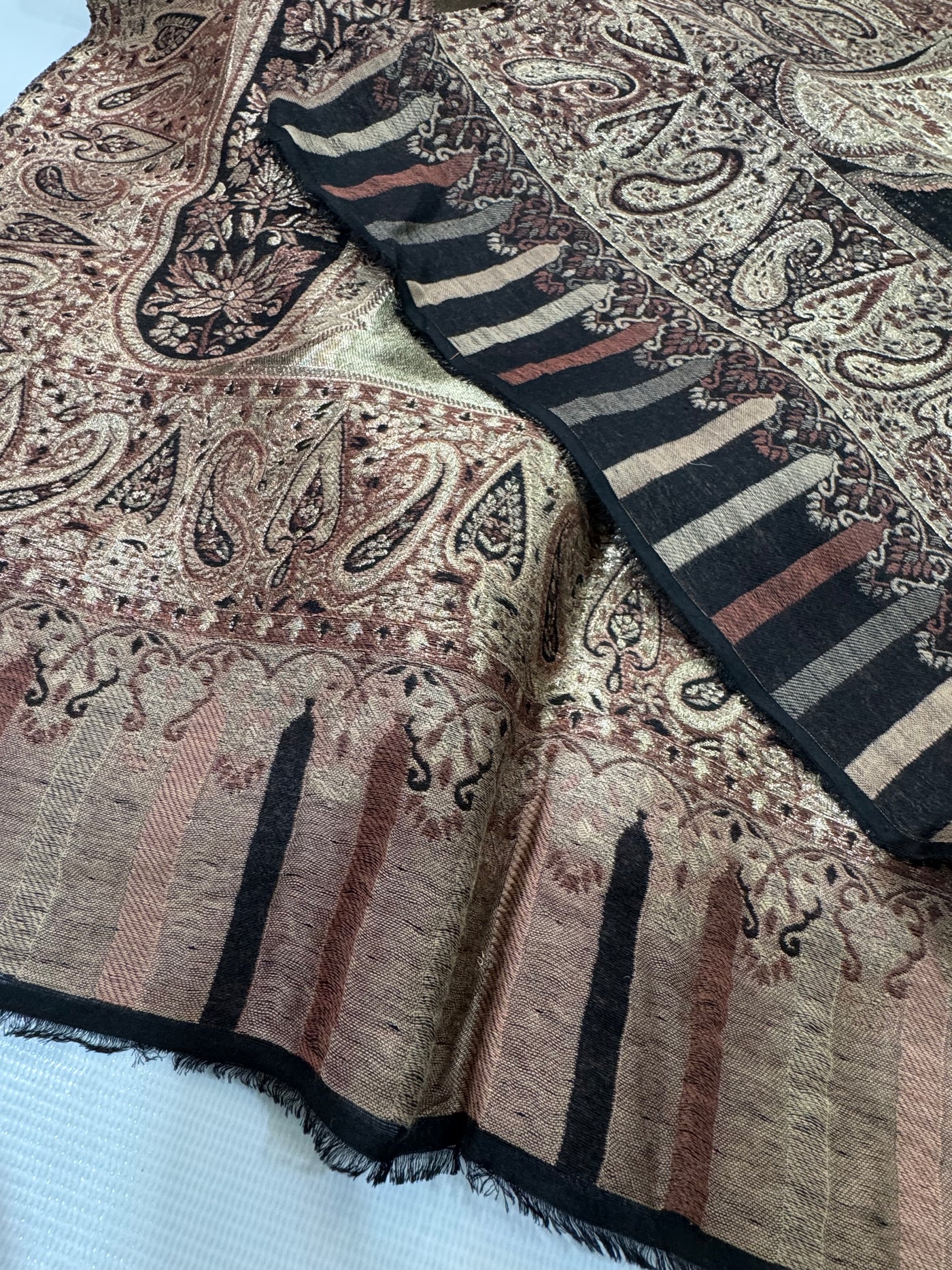 PASHMINA MOONLIGHT REVERISABLE SHAWL