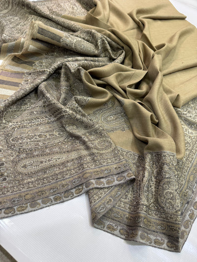 FINE KANI TOOSH -4 SIDE BORDER 2.5 GAZ SHAWL