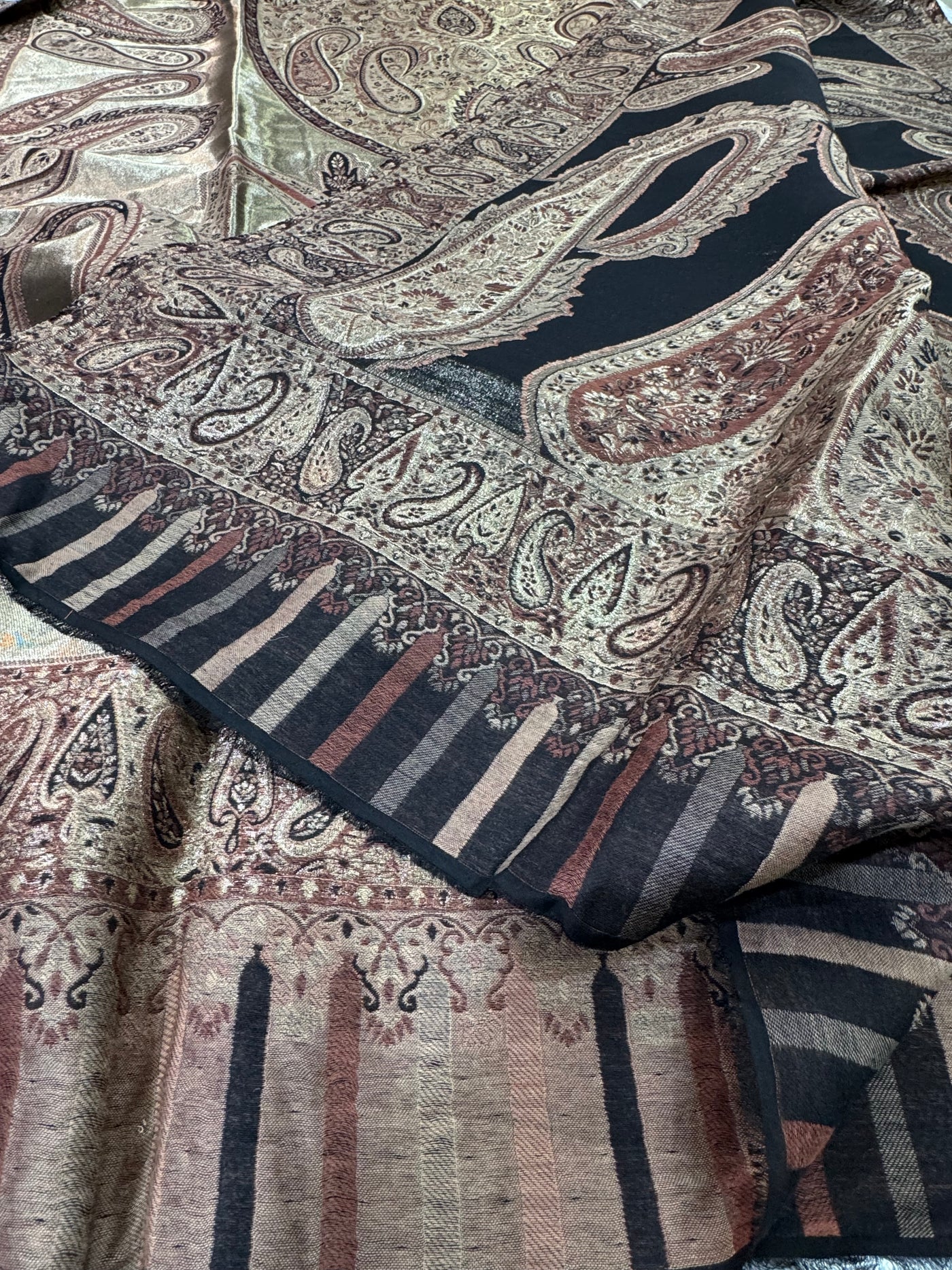 PASHMINA MOONLIGHT REVERISABLE SHAWL