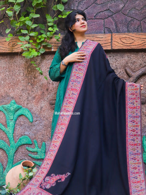 Pashmina-kani Border Shawl