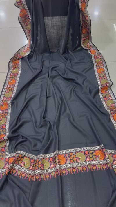GULABKAR BORDER PASHMINA SHAWL